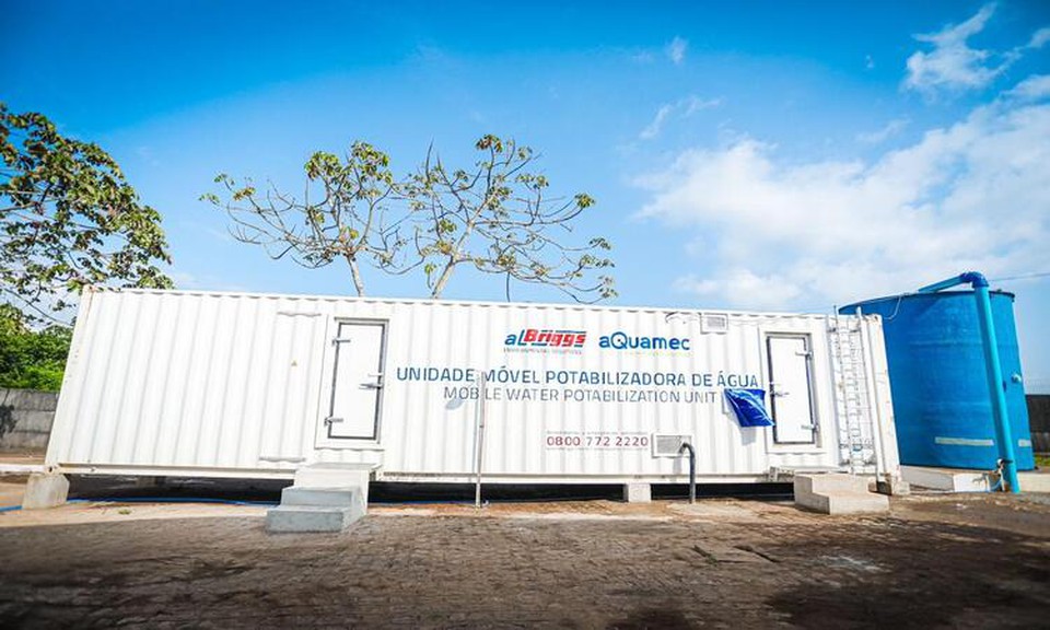 Com investimento de R$ 11 milhes, o equipamento vai possibilitar um aumento de 25% na oferta de gua para as cidades de Carpina e Paudalho (Foto: Janana Pepeu/Secom)