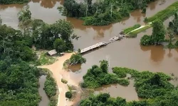Ponte era usada por invasores da TI Apyterewa, em So Flix do Xingu