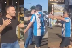 Arthur do Val e ex-deputado Boca Aberta brigam em rua do PR; veja vídeo (crédito: Reprodução/Twitter )