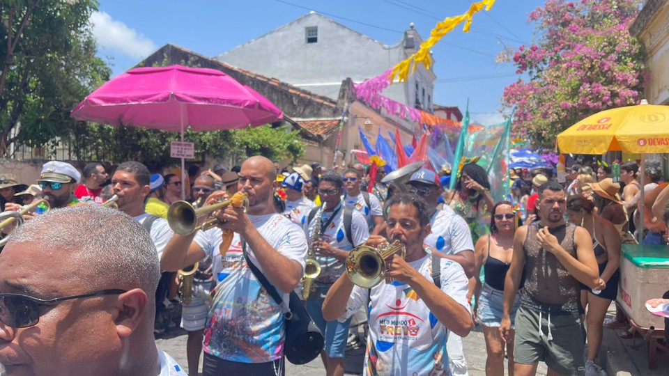 Orquestras levam frevo para o Stio Histrico de Olinda  (Foto: Divulgao )