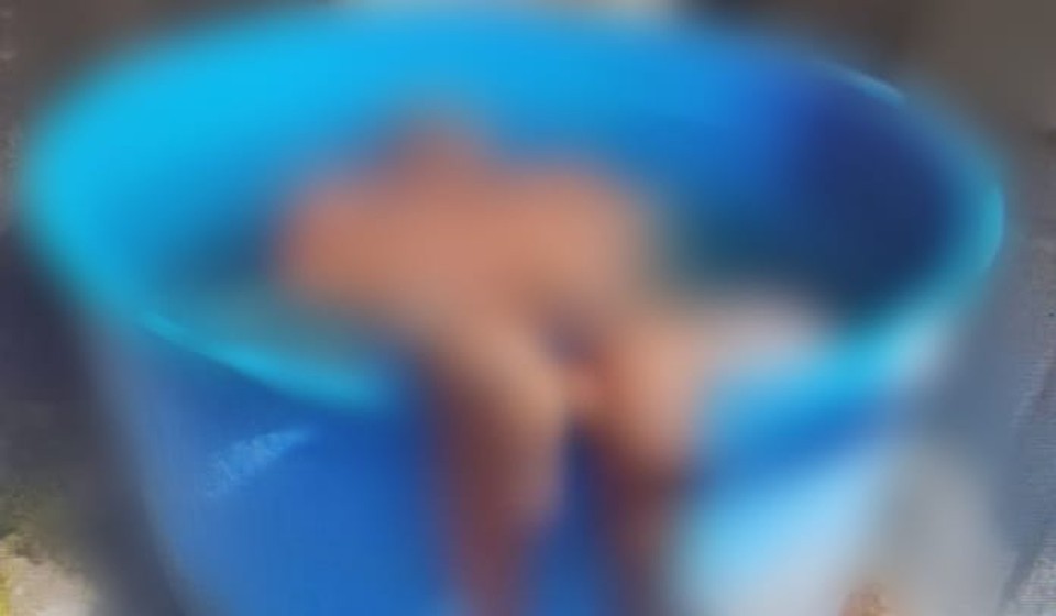 A Polcia Militar (PM) foi acionada para atuar na ocorrncia aps ser informada sobre a situao em que o corpo foi encontrado (Foto: Reproduo)