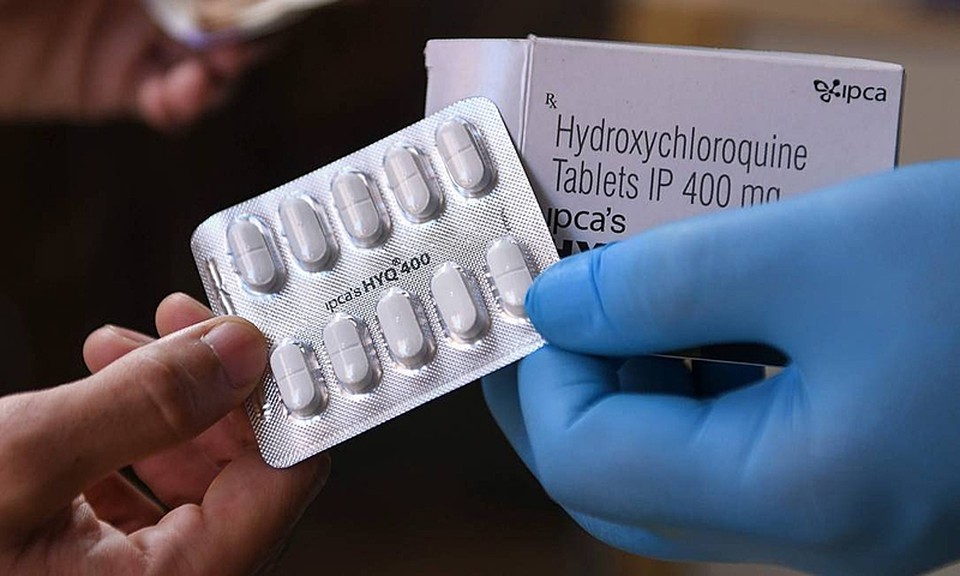 O medicamento anti-malria foi prescrito a pacientes hospitalizados com Covid-19 durante a pandemia  (foto: Narinder Nanu/ AFP)