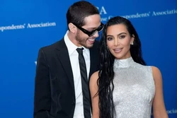 Kanye ironiza término de Kim Kardashian e Davidson: 'Morto aos 28' (crédito: Stefani Reynolds/AFP)