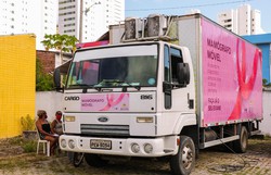 Prefeitura do Recife disponibiliza mais de 1,7 mil exames no mamógrafo móvel em julho (Foto: Ikamahã/ Secretaria de Saúde do Recife.
)