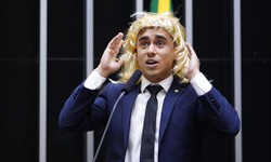Mendona rejeita aes que acusavam Nikolas Ferreira por transfobia (foto: Pablo Valadares/Cmara dos Deputados )