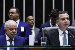 Pacheco se rene com Lula no Alvorada aps embate sobre desonerao (foto: Jefferson Rudy/Agncia Senado)