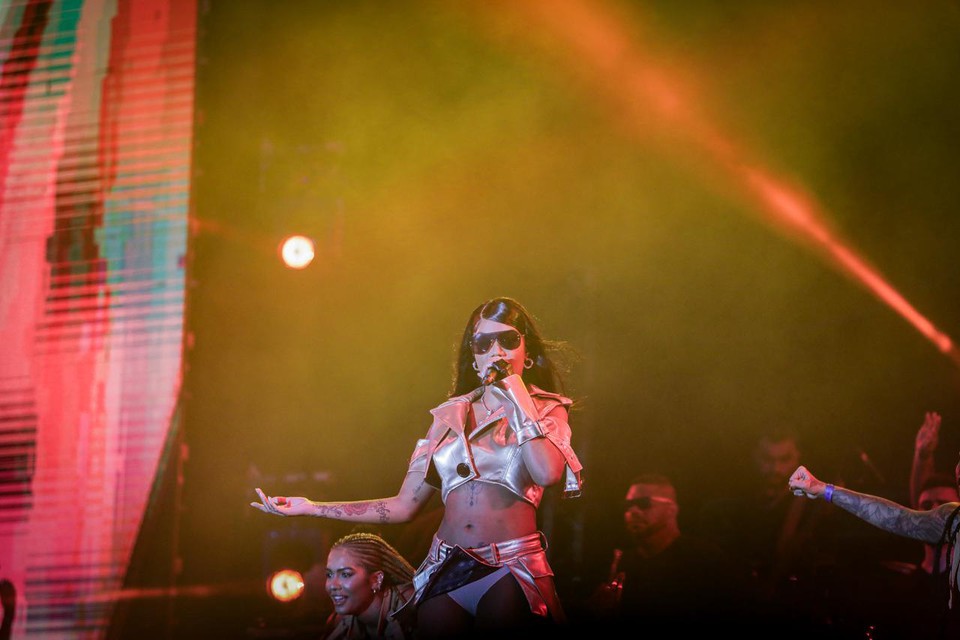 Ludmilla encantou o pblico no Recife  (Foto: Prefeitura do Recife )