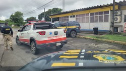 "Falsa ambulncia"  apreendida no Recife com documento vencido h 4 anos  (Foto: Divulgao/PRF)