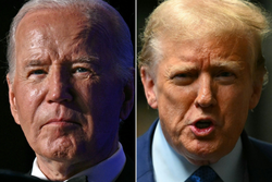Biden e Trump se declaram preparados para debates eleitorais (Crdito: ANGELA WEISS, BRENDAN SMIALOWSKI / AFP / POOL)