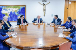 Lula se reuniu com ministros; os presidentes do Senado, Rodrigo Pacheco, e da Cmara, Arthur Lira; e o ministro Edson Fachin, do Supremo