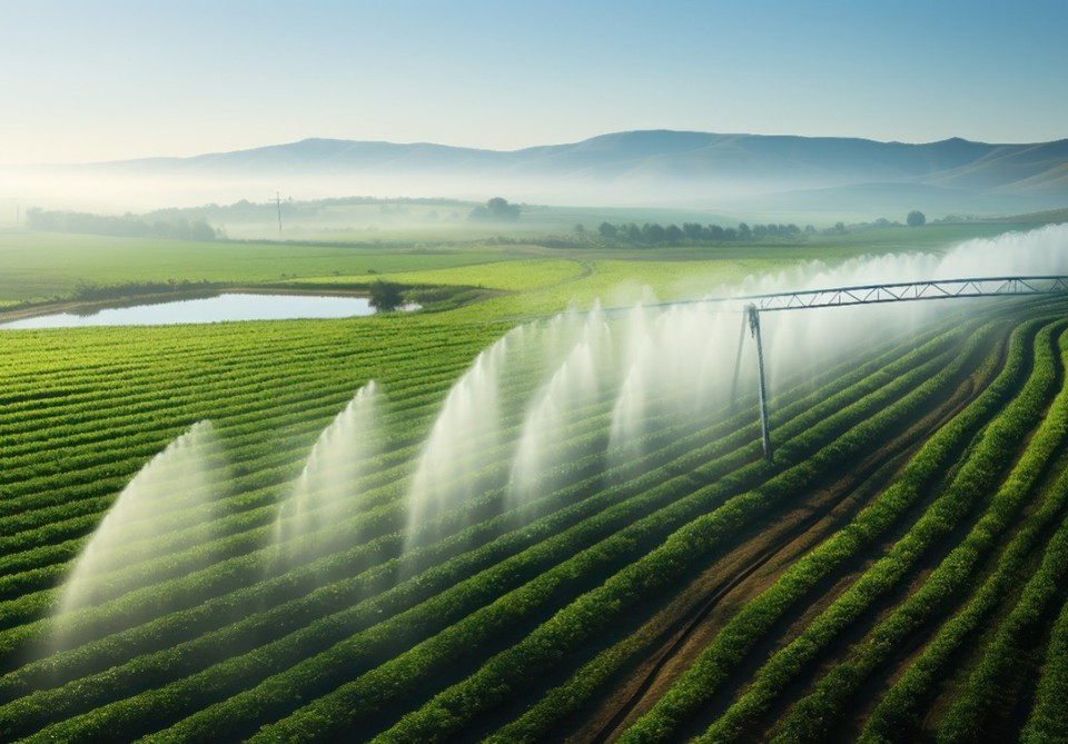 Projeto de ampliar a rea irrigada no pas no  barata. Para cada hectare, o custo mdio do equipamento de irrigao chega a ser de aproximadamente R$ 25 mil  (foto: Freepik )