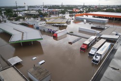 Chuvas no RS: N�mero de mortes sobe para 78  (Foto: CARLOS FABAL / AFP )