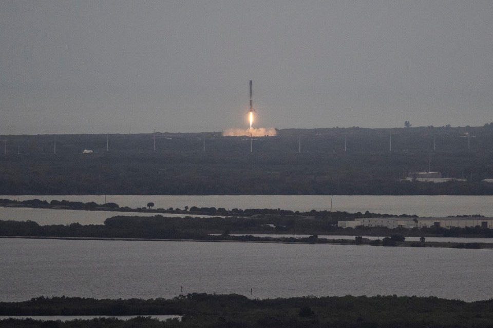 Misso foi batizada como Ax-3 (foto: CHANDAN KHANNA / AFP
)