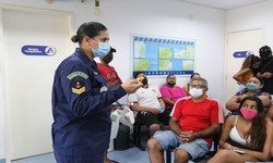 Marinha do Brasil realiza Ao-Cvico Social em  Fernando de Noronha (Foto: Divulgao)