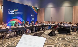 Evento do G20 em So Paulo prope aes de combate  desinformao (Foto: G20/Divulgao)