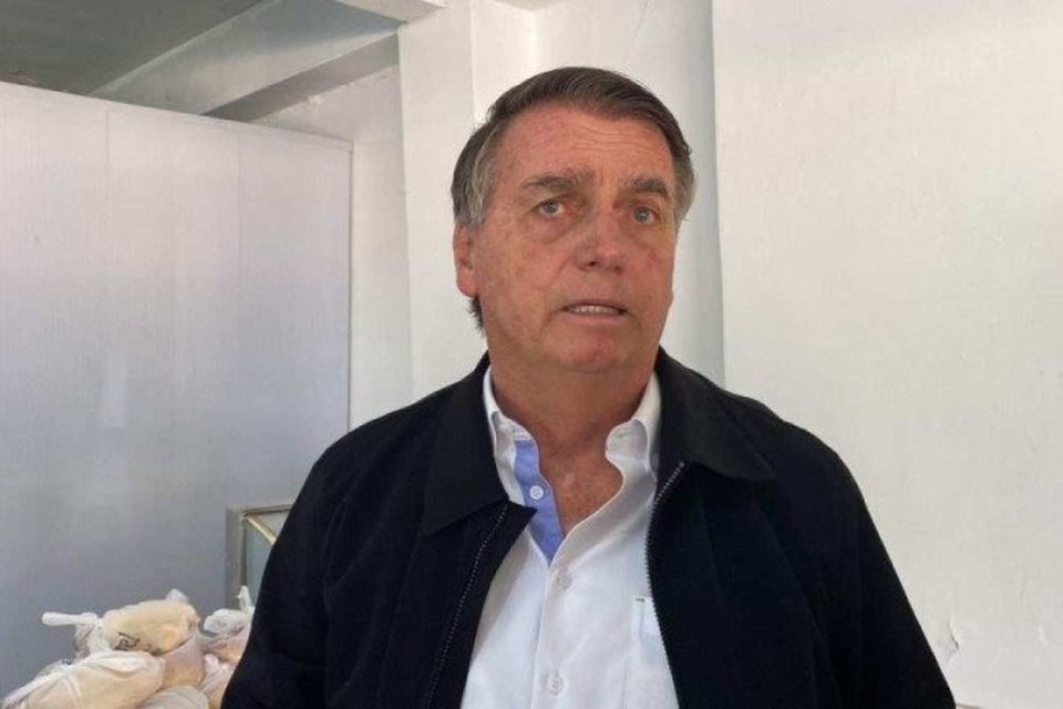 

Bolsonaro passou dois dias hospedado na embaixada da Hungria em Braslia aps a Polcia Federal confiscar o seu passaporte  (foto: Mayara Souto/CB)