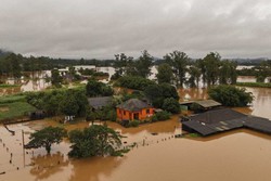 Sobe para 29 nmero de mortes no Rio Grande do Sul por causa das chuvas (foto: AFP)