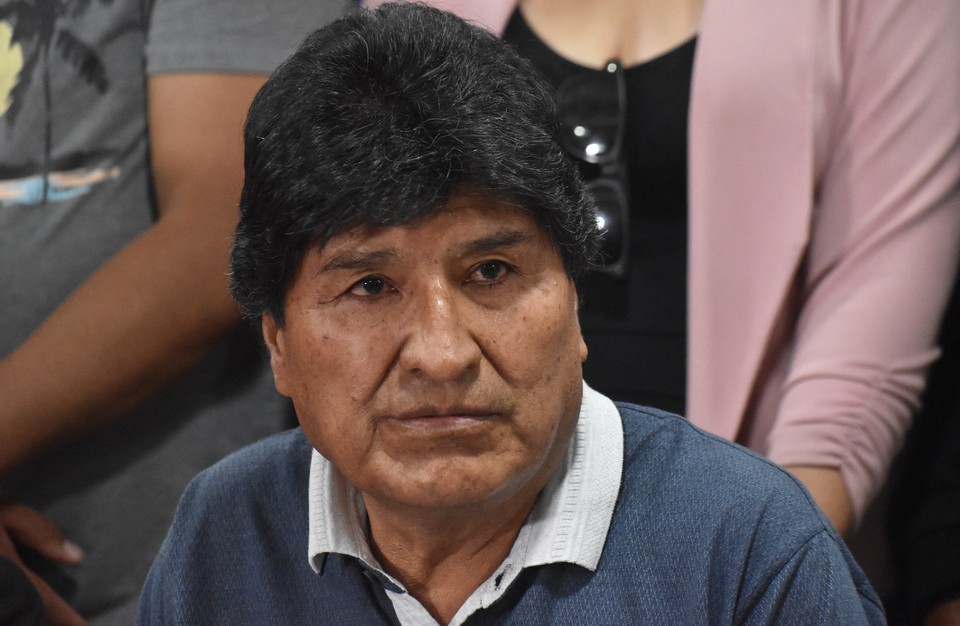 Ex-presidente da Bolvia Evo Morales (foto: FERNANDO CARTAGENA / AFP)