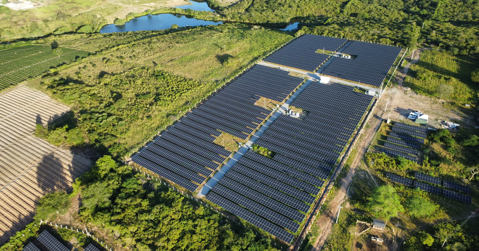 Usinas fotovoltaicas da Flip Energia em Bezerros, Agreste de Pernambuco (Foto: Divulgao)
