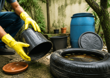 O truque para impedir que mosquitos se multipliquem no quintal mesmo após a chuva