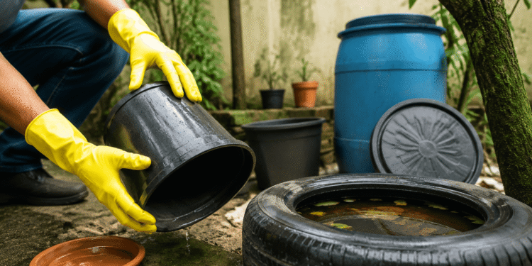 O truque para impedir que mosquitos se multipliquem no quintal mesmo após a chuva