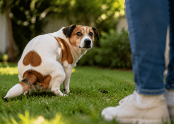 Veterinários revelam por que muitos cães olham para o tutor enquanto fazem cocô