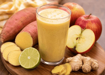 Por que devemos colocar batata-doce e maçã no liquidificador?