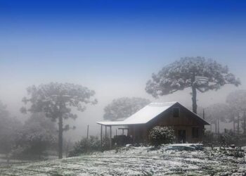 Frio abaixo zero paisagens ficar