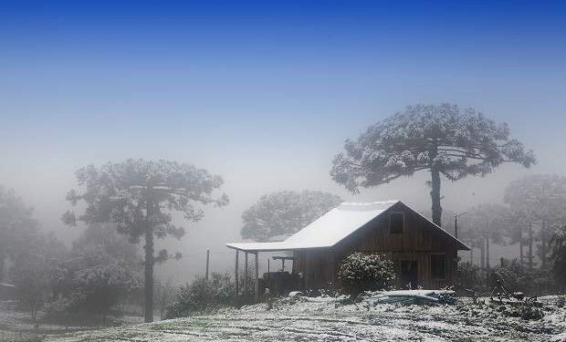 Frio abaixo zero paisagens ficar