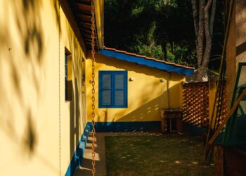 Casa deixe coisas acumularem quintal