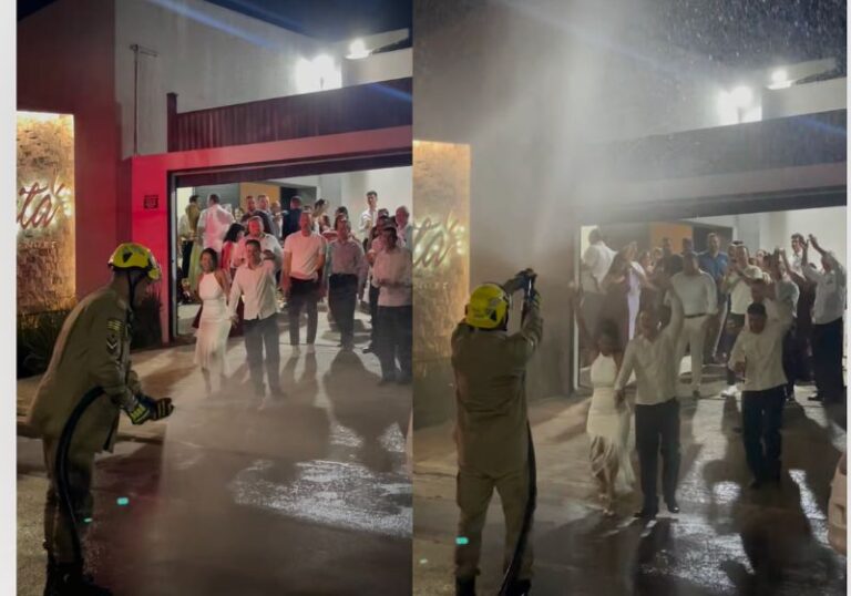 Capitão bombeiros casa engenheira recebe