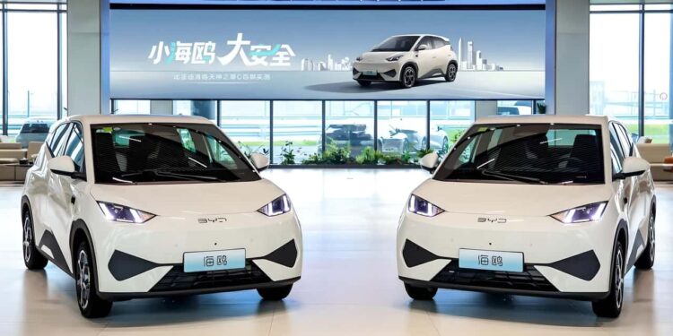 Carro elétrico byd dispara vendas