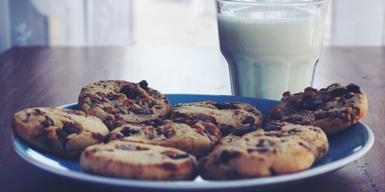 Manteiga açúcar mascavo chocolate cookie