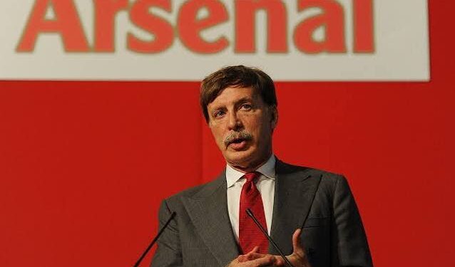 Dono arsenal terras equivalentes milhões