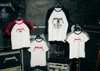 Metallica adidas unem coleção inspirada