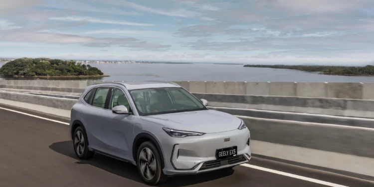 Novo geely elétrico ganha tração
