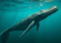 Basilosaurus era baleia comprido patas