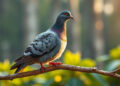 Pombo passageiro aves numerosas mundo