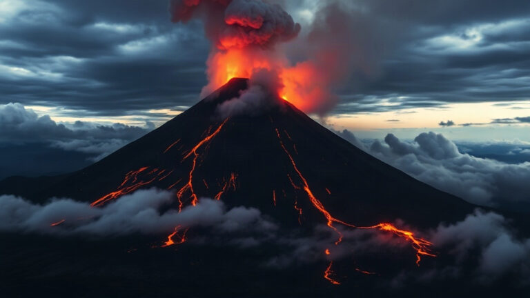 Erupção tambora lançou cinzas mundo