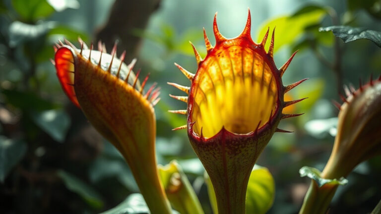 Planta carnívora consegue capturar insetos