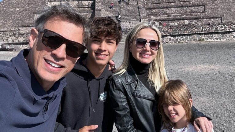 Filho velho eliana aparece lado