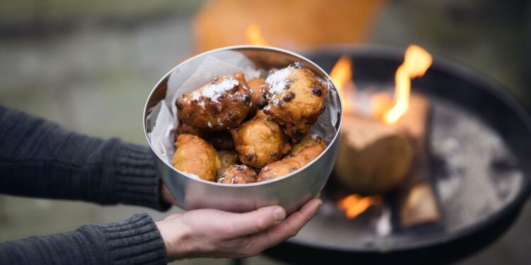 Bolinho chuva air fryer fica