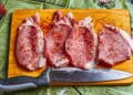 Temperar lombo porco laranja alho