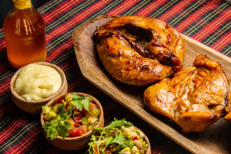 Frango assado fica dourado brilhante