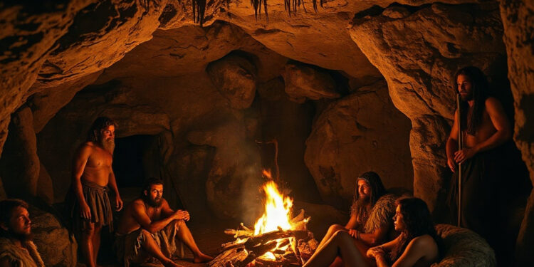 Homens cavernas viviam realmente dentro