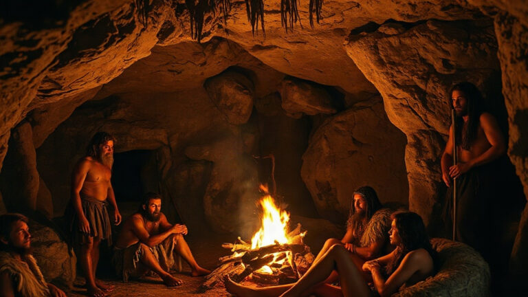 Homens cavernas viviam realmente dentro