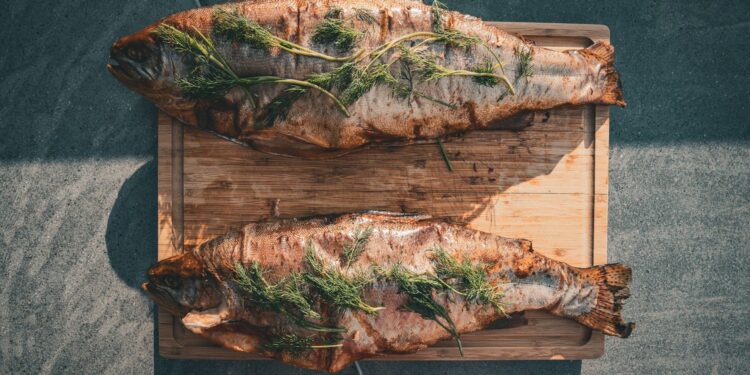 Peixe assado gruda preparo simples