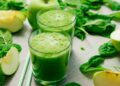 Suco verde café manhã veja