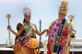 Eduardo Normande Gomes de Queiroz e  Bruna Renata Barbosa, Rei Momo e  Rainha do Carnaval 2017 do Recife. Foto: Marlon Diego/Esp. DP - 