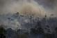 A fumaa sobe dos incndios florestais em Altamira, Par, Brasil, na bacia amaznica, em 27 de agosto de 2019. Foto: Joao Laet / AFP. - 